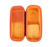 Coque de protection pour micro sans fil JBL KMC650 KMC600 (orange intérieur | Intérieur sur mesure, coque en EVA absorbant les chocs, fente de câble sécurisée, poignée de transport