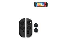 Coque de protection pour Nintendo Switch 2 Joy-Con, coque souple pour poignée Switch2, manchon de protection avec protection complète (noir)