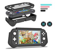 Coque de protection pour Nintendo Switch Lite, protection complète Switch Lite, TPU absorption des chocs et anti-rayures pour Nintendo Switch Lite avec protection d'écran intégrée et capuchons pour