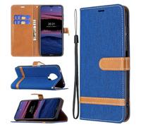 Coque De Protection Pour Nokia G10 G20 Flip Cover Sac Étui Bumper Bleu