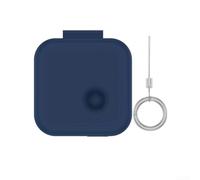 Coque de protection pour Nothing Ear 3 en silicone résistant à la poussière et aux chocs avec crochet pour écouteurs sans fil Noir/bleu/orange 6,5 cm (bleu)