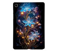 Coque de Protection pour OnePlus Pad Lite 11" Tablette Étui en Silicone TPU Souple,Forte résistance aux Chutes, Anti-Rayures, Accès Facile aux Ports,Lumière de Fleur Bleue