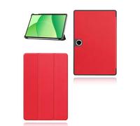 Coque de protection pour Oppo Pad SE/OnePlus Pad Lite 11 pouces, support fin yystao avec design à trois volets, coque rigide compatible avec Oneplus Pad lite/Oppo Pad SE Rouge