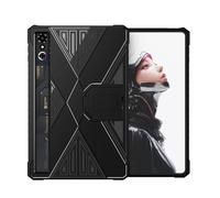 Coque de protection pour RedMagic Astra/Tablet 3 Pro, housse flexible en TPU avec coussin d'air coin pliable, support pliable intégré, mince et léger, protection anti-rayures et antichoc (noir)