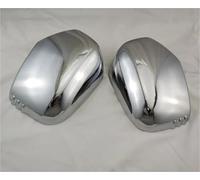Coque de protection pour rétroviseur Couvercles de rétroviseurs de porte en ABS chromé, 2 pièces, pour Mitsubishi Triton L200 2005 - 2014 Pajero Sport 2011, modification de voiture(A)