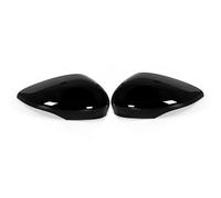 Coque de protection pour rétroviseur Rhyming Couvercle Rétroviseur Remplacement Du Boîtier Pour Ford Pour Fiesta MK7 2009 2010 2011-2017 Capuchon De Latéral Accessoires Voiture(Glossy Black 1 Pair)