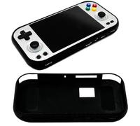 Coque de protection pour RG477M, housse de protection flexible en TPU anti-rayures, anti-chocs, protection intégrale, coque ergonomique pour console de jeu portable RG477M (noir)