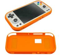 Coque de protection pour RG477M, housse de protection flexible en TPU anti-rayures, anti-chocs, protection intégrale, coque ergonomique pour console de jeu portable RG477M (orange)