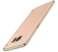 Coque De Protection Pour Samsung Galaxy J7 2017 Bumper 3 En 1 Couverture Or Neuf