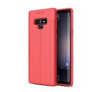 Coque de protection pour Samsung Galaxy Note 9 SM-N960 6,3 pouces Slim Case Cover en TPU souple Rouge