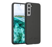 Just Green - Coque de protection pour téléphone portable - matière organique durable, matériau végétal 100 % biodégradable et compostable - noir -