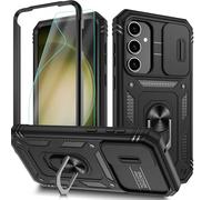 Coque de Protection pour Samsung Galaxy S23 FE S23 FE (Indestructible, résistance aux Chocs), Protection de l'appareil Photo, Support Rotatif à 360° et Pare-Chocs en Poly