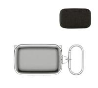 Coque de Protection pour Sennheiser Momentum True Wireles 4/3, étui Rigide avec Mousqueton, Anti-Rayures, Transparent