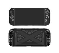 Coque de protection pour Switch 2, TPU + PC Split Cover avec design amovible pour Joy-Con, coque rigide antichoc avec texture X pour accessoires Nintendo Switch 2 (noir)
