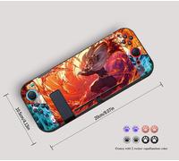 Coque de Protection pour Switch NS,Étui Switch NS Housse,Silice Durable Anti-Rayures Case Accessoires,Fabriqué en Matériau TPU,pour Switch NS Console et Contrôleur (O)