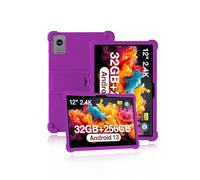 Coque de protection pour tablette DOOGEE T20 Ultra 12", en silicone souple avec support antidérapant, résistant aux chocs et aux chutes, violet