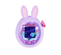 Coque de protection pour Tamagotchi Paradise, coque souple en silicone avec oreilles de lapin, facile à nettoyer, couleurs macarons mignonnes pour Tamagotchi Paradise (violet)