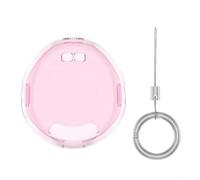 Coque de protection pour Tamagotchi Uni transparente en polycarbonate rigide avec protection intégrale et bouton facile d'accès dans les couleurs violettes et roses pour un usage quotidien (rose)