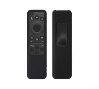 Coque de protection pour télécommande Samsung BN59-01480A - En silicone antidérapant et anti-rayures - Glow in the Dark - Avec dragonne - Pour Smart TV - 14,2 x 4 x 1,2 cm - Noir