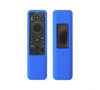 Coque de protection pour télécommande Samsung BN59-01480A - En silicone antidérapant et anti-rayures - Glow in the Dark - Avec dragonne - Pour Smart TV - 14,2 x 4 x 1,2 cm - Bleu