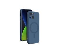 - Coque de protection pour téléphone portable - compatibilité avec MagSafe - silicone - bleu - pour Apple iPhone 14 Plus