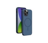 - Coque de protection pour téléphone portable - compatibilité avec MagSafe - silicone - bleu - pour Apple iPhone 14 Pro