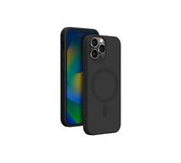 - Coque de protection pour téléphone portable - compatibilité avec MagSafe - silicone - noir - pour Apple iPhone 15 Pro