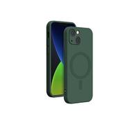 - Coque de protection pour téléphone portable - compatibilité avec MagSafe - silicone - vert - pour Apple iPhone 14 Plus
