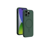 - Coque de protection pour téléphone portable - compatibilité avec MagSafe - silicone - vert - pour Apple iPhone 14 Pro