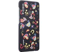 - Coque de protection pour téléphone portable - polyuréthanne thermoplastique (TPU) - noir avec motif fleurs - pour Huawei P30 lite