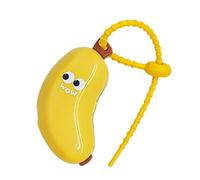 Coque de protection pour tête de brosse à dents en forme de banane - Portable - Anti-poussière - Pour voyage et salle de bain