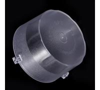 Coque de protection pour tête de phare LED pour Ls C120d / C300d / 600d / 1200d Pro Plus Amaran Cob 60/100/200 - Plastique résistant aux rayures - 10 x 5,9 cm - Transparent