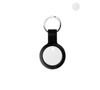 Coque de protection pour traqueur anti-perte Chipolo avec porte-clés en silicone - Coque durable et élégante, imperméable, anti-chute, noir