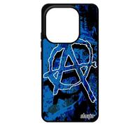 Coque De Protection Pour Xiaomi Redmi Note 14 4g Europe Silicone Anarchie Revolution Symbole Metal Tag Motif Punk Gothique Artiste Rock