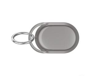 Coque de protection pour Xiaomi Smart Tag, étanche et résistante aux chocs, coques en silicone avec porte-clés (noir transparent)