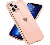 Coque de Protection - PROSHOP - pour iPhone 13 Pro - Rose - Anti-Rayure - Luxe Galvanisé Or