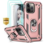 Coque de protection - PROSHOP - pour iPhone 13 Pro - Rose - Antichoc - Support Magnétique
