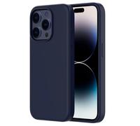 Coque de protection - QDOS - TOUCH PURE - iPhone 15 Pro Max - Antimicrobien - Bleu marine - Souple