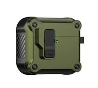 Coque de protection rigide antichoc pour écouteurs Pods 4 compatible Bluetooth avec clip sécurisé