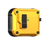 Coque de protection rigide antichoc pour écouteurs Pods 4 compatible Bluetooth avec clip sécurisé