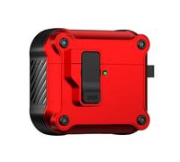 Coque de protection rigide antichoc pour écouteurs Pods 4 compatible Bluetooth avec clip sécurisé