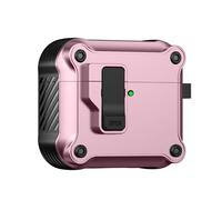 Coque de protection rigide antichoc pour écouteurs Pods 4 compatible Bluetooth avec clip sécurisé