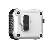 Coque de protection rigide antichoc pour écouteurs Pods 4 compatible Bluetooth avec clip sécurisé