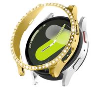 Coque de protection rigide en polycarbonate pour Samsung Galaxy Watch 7 40 mm/44 mm - Pour femme - Protection des bords - Montre intelligente - Coque de rechange