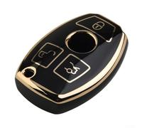 Coque de protection rigide noire pour e voiture compatible avec C E S G W176 W205 W212 W222 W463 2010-2020 pour clé