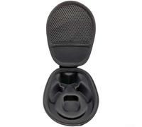 Coque de protection rigide pour casque Shokz AS600/650/700 - Boîte de rangement robuste en EVA - Support portable gris 16 x 12,5 cm