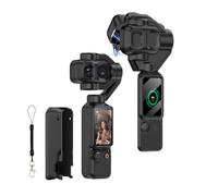 Coque de protection rigide pour DJI Osmo Pocket 4P, étui de protection pour objectif de cardan avec sangle anti-perte, rangement anti-chute et anti-poussière pour Pocket 4 Pro, Noir , Étui de