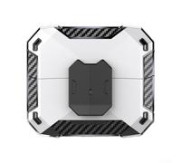 Coque de protection rigide pour écouteurs JBL Wave Beam 2, antichoc en ABS avec support, pochette de transport compacte (1 blanc)