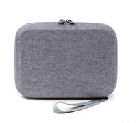 Coque de protection rigide pour Insta360 GO 3 pour ultra - Sac de voyage étanche avec insert en mousse pour équipement de caméra d'action - Boîte de rangement portable 21 x 16 x 6 cm (gris)