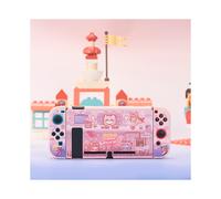 Coque de protection rigide pour manette JoyCon OLED Switch, motif chat mignon, compatible avec Switch